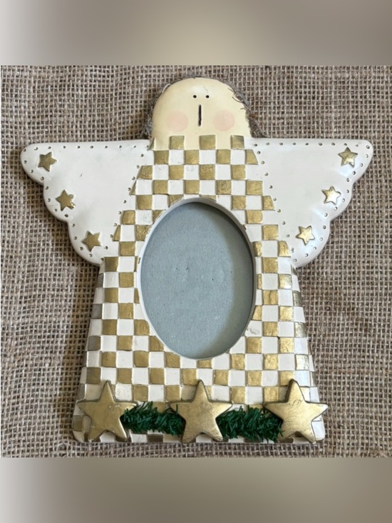 Connoisseur Other - Connoisseur Angel Picture Frame Small Photo Holder Rustic Cottagecore Farmhouse